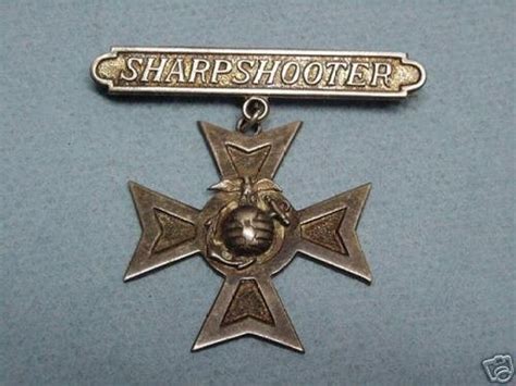 WWII USMC Marine Sharpshooter Award w/EGA | #36462113