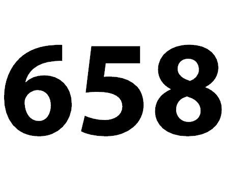 Zahl 658