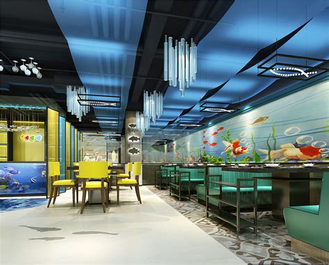 吃鱼的餐厅设计【艺鼎新作】鱼系：经得起“烤”验的鱼文化餐厅