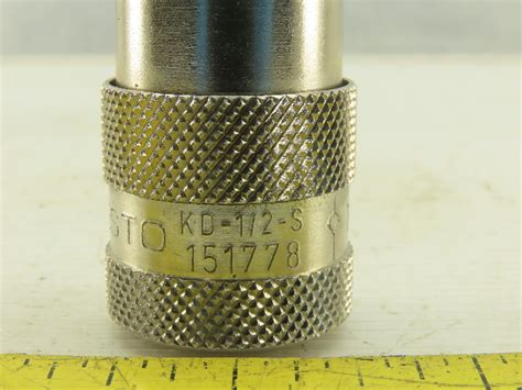 Festo 151775 kD-1/2-S 1/2 NPT Quick Coupling Socket | Bullseye ...