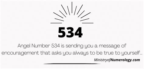 534 Angel Number - Meaning, Significance & Symbolism | Ministry Of ...