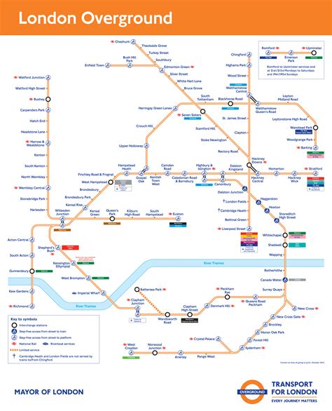 Zonal map of the London Underground and Overground networks (TfL ...