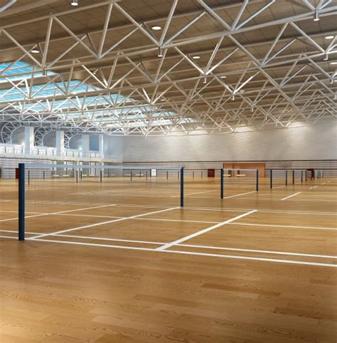 场馆解决方案 / 羽毛球馆-加索尔地板 - 国际专业赛事级体育运动地板商