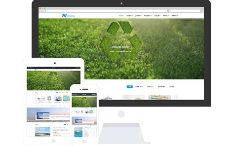 环保设备公司网站模板整站源码-MetInfo响应式网页设计制作