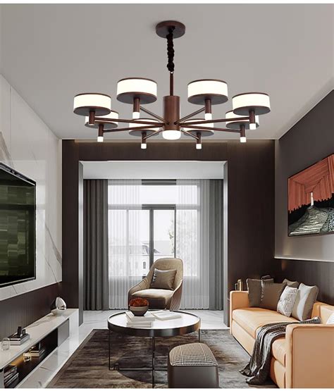 设计师部落北欧后现代美式简约全铜LED玻璃吊灯餐厅客厅卧室吊灯-吊灯-2021美间（软装设计采购助手）