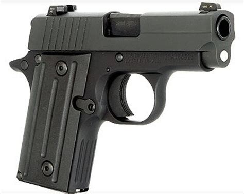 Sig P238 Sub Compact Pistol 380 ACP Black, Night Sights - Impact Guns