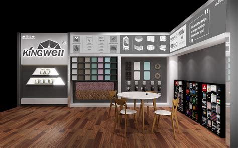Kingwell建材展台设计_家居家电展厅展览设计公司 - 艺点意创