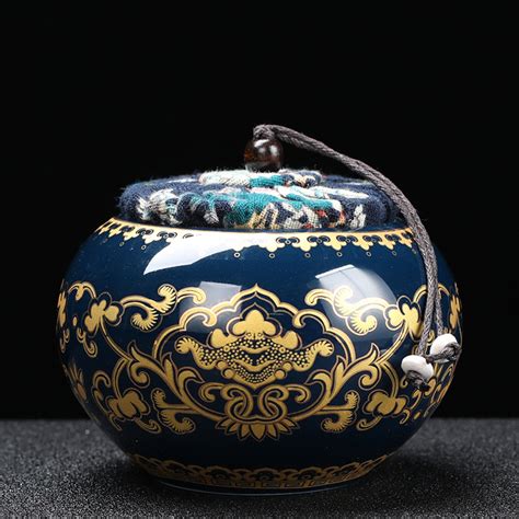 高档陶瓷茶叶罐子包装礼盒大号密封青瓷创意双罐绿茶半斤茶具礼品-阿里巴巴