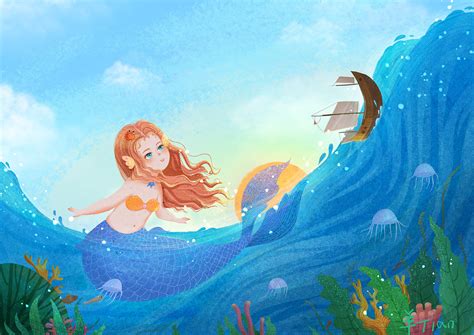 童话故事插画设计PSD素材免费下载_红动中国