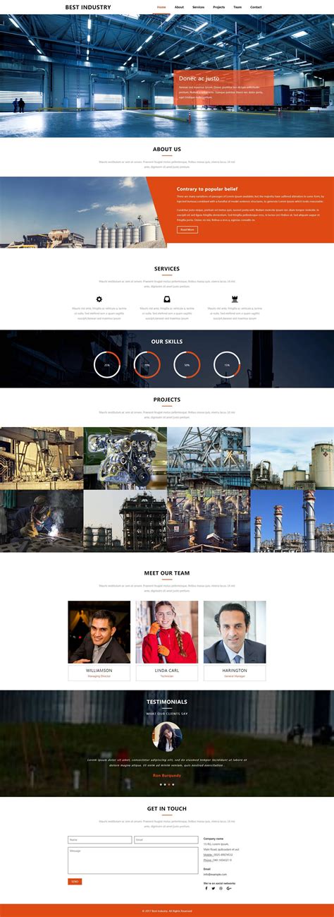 工业设计网站模版 - 爱图网