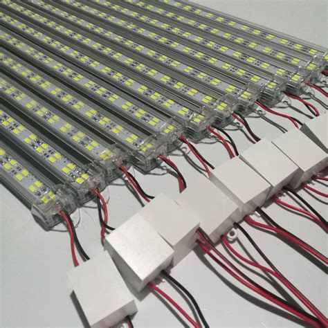 高亮LED宽压12V-85V双排led5730硬灯条铝型材防尘设备灯管