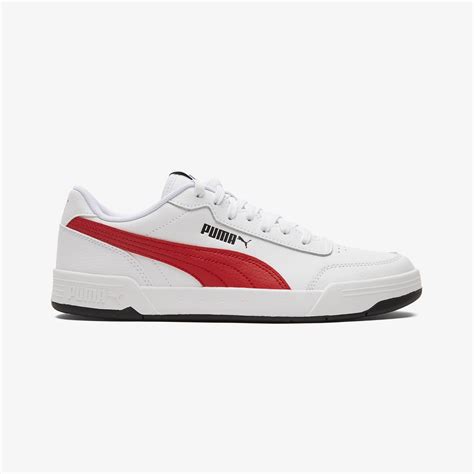 Puma Caracal Erkek Beyaz-Kırmızı Spor Ayakkabı Erkek Spor Ayakkabı ...