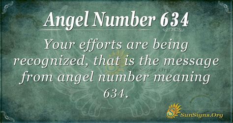 Angel Number 634 Meaning: Be More Passionate - SunSigns.Org