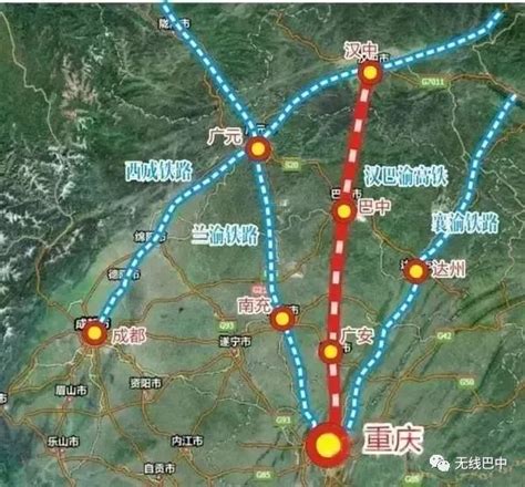 汉巴南铁路汉中段,汉巴南详细路线图,2030年汉中高铁规划图_大山谷图库