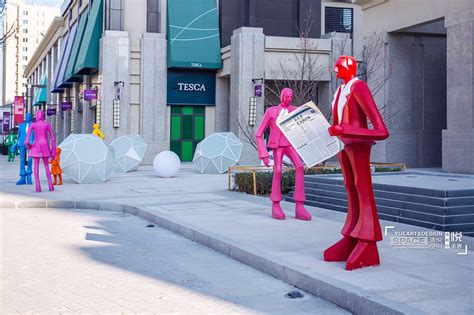 商业街雕塑 雕塑设计 |空间|展示设计 |yueart - 原创作品 - 站酷 (ZCOOL)