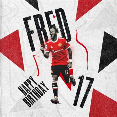 曼联晒海报祝弗雷德29岁生日快乐，为红魔出战149场7球12助-直播吧zhibo8.cc