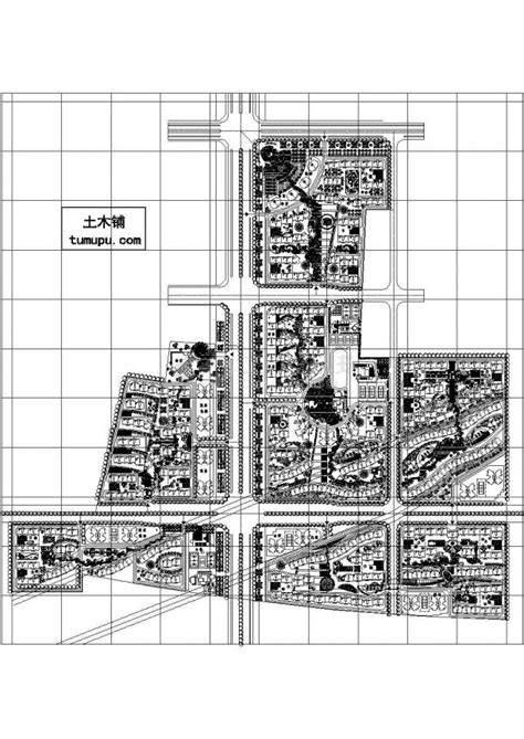 无锡市新吴区景苑花园小区平面规划设计CAD图纸（含幼托所）_住宅小区_土木在线