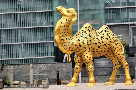 金骆驼,雕塑艺术,文化艺术,摄影,汇图网www.huitu.com