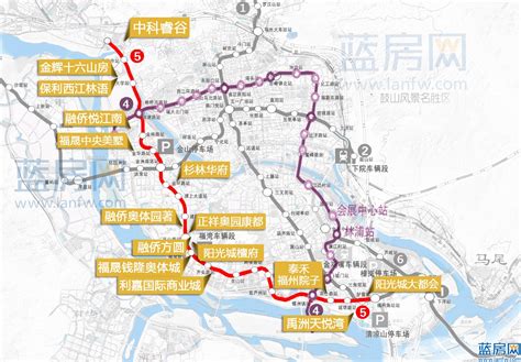 福州地铁线路图高清版（远期规划版 / 运营版） - 福州地铁 地铁e族