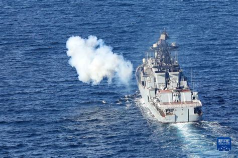 中俄舰艇参加“安全纽带”海上军演欢迎仪式 - 2023年3月16日, 俄罗斯卫星通讯社