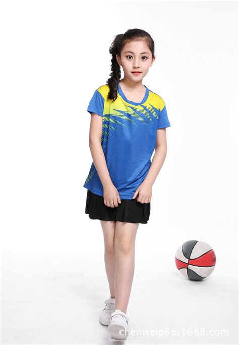 批发儿童中小学生团体服 女童女孩子运动服网球服羽毛球套装-阿里巴巴