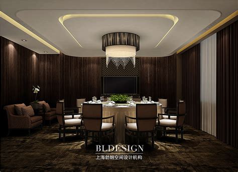 商丘锦尚饭庄中式高端餐饮会所设计方案-餐饮会所设计-上海勃朗（BLD）空间设计公司