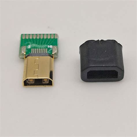 micro HDMI 焊线式母头 HDMI D 19P 母头焊线式连接器-阿里巴巴