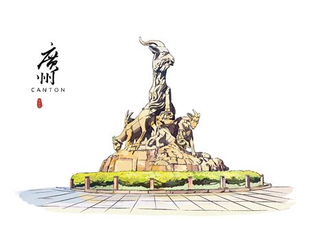 城市印象插画-羊城广州|插画|创作习作|Tigerkinn - 原创作品 - 站酷 (ZCOOL)