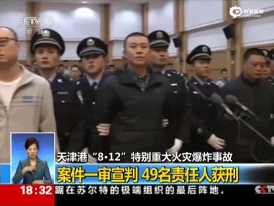 天津港爆炸案顶格重判：49人被送上刑事被告席(含视频)_手机新浪网