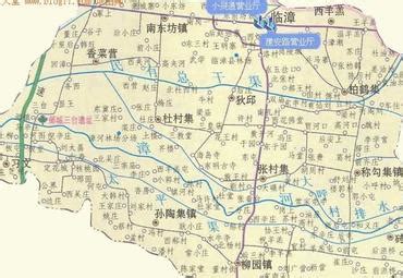 邯郸市临漳县供热管网控制性详细规划设计cad图纸_城市规划_土木在线