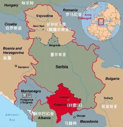 塞尔维亚在地图的位置（塞尔维亚的地理位置图解）-风水人