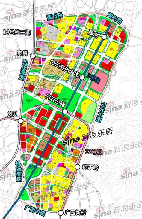 白云新城规划再改！将打造全区经济发展核心引擎 - 数据 -广州乐居网