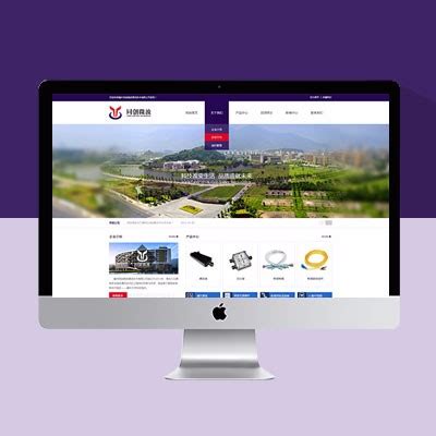 紫色简约网站模板_紫色简约网站建设_紫色简约网站制作_紫色简约网站源码-态度云
