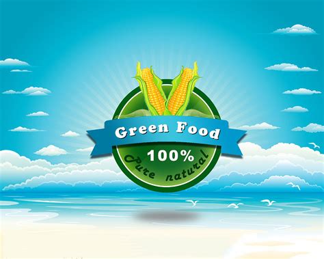 绿色食品海报设计图__海报设计_广告设计_设计图库_昵图网nipic.com