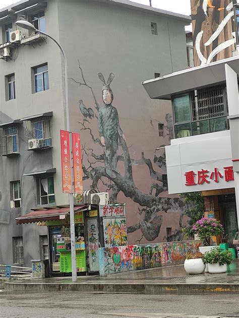 2023涂鸦一条街游玩攻略,川美门口的一条马路就是涂鸦...【去哪儿攻略】