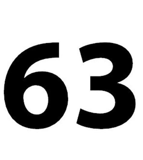 Número 63 3d Representación PNG ,dibujos 63, Número, 3d PNG y PSD para ...