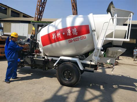 厂家直销 可定制2立方混凝土搅拌运输车 小型水泥罐车 三轮罐车-阿里巴巴