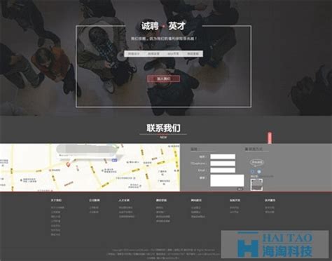 企业网站策划书范文-海淘科技