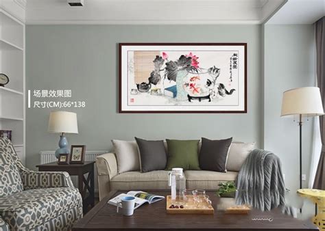 樘景欧式挂画美式客厅装饰画沙发背景墙现代简约大气创意高档轻奢壁画-美间设计