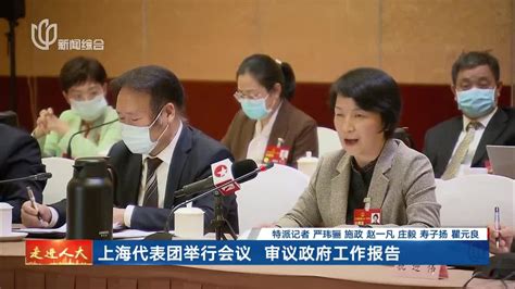 上海代表团举行会议 审议政府工作报告_手机新浪网