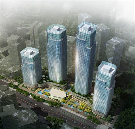 重庆市渝中区某地块商业规划3dmax 模型下载-光辉城市