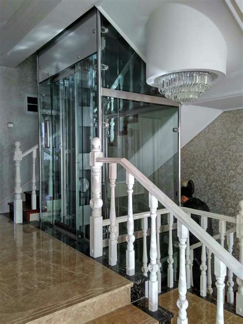 圆形电梯 自动门别墅电梯 室内全圆形观光电梯定制-阿里巴巴