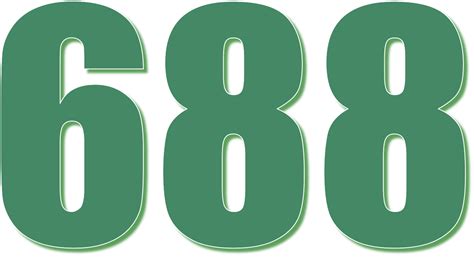 688 — шестьсот восемьдесят восемь. натуральное четное число. в ряду ...