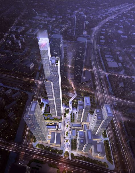 紫金金融中心-鸟瞰图-南京网上房地产