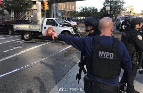 美国纽约枪击案 嫌犯驾卡车连开数枪恰逢万圣节