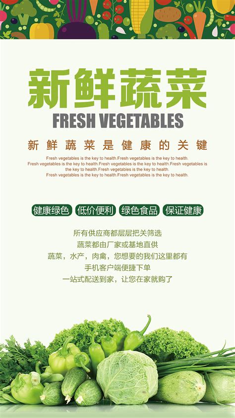 蔬菜宣传海报、单页|平面|海报|为何一定要名字 - 原创作品 - 站酷 (ZCOOL)