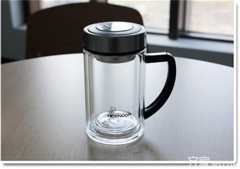 家用双层透明马克杯 简约咖啡杯 办公室水杯子带盖 玻璃杯-阿里巴巴