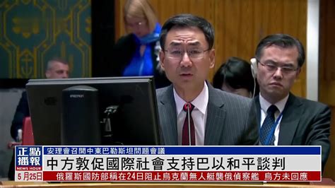 安理会会议 中方敦促国际社会支持巴以和平谈判_凤凰网视频_凤凰网