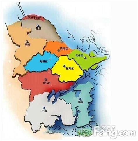 宁波市地图