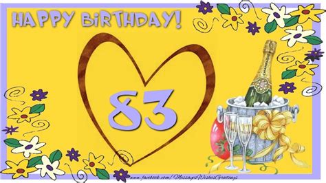 Happy 83rd Birthday Animated GIFs | Funimada.com
